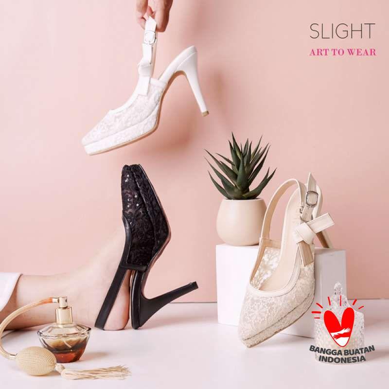 SLIGHT Sepatu Slingback Lacie High 