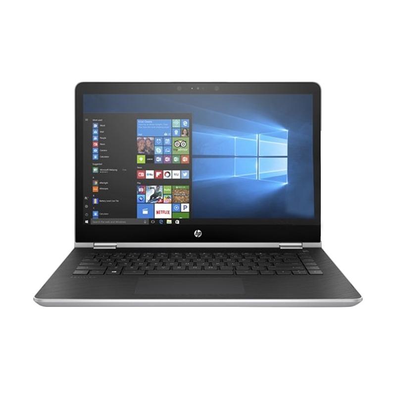 HP Pavilion X360-14-BA005TX Notebook - Silver [Intel Core i7-7500U/ 8 GB/ 1 TB + 128 GB SSD/ GT940MX 4GB/ 14 Inch TS/ WIN10]