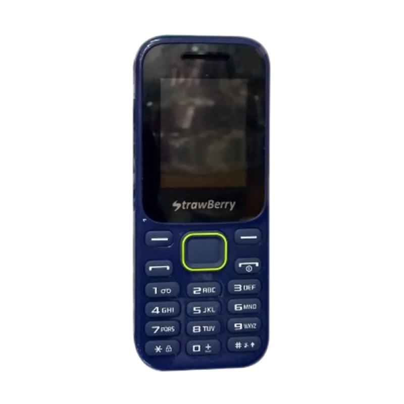 Strawberry ST11 Stone Candybar Handphone - Blue [Dual SIM]