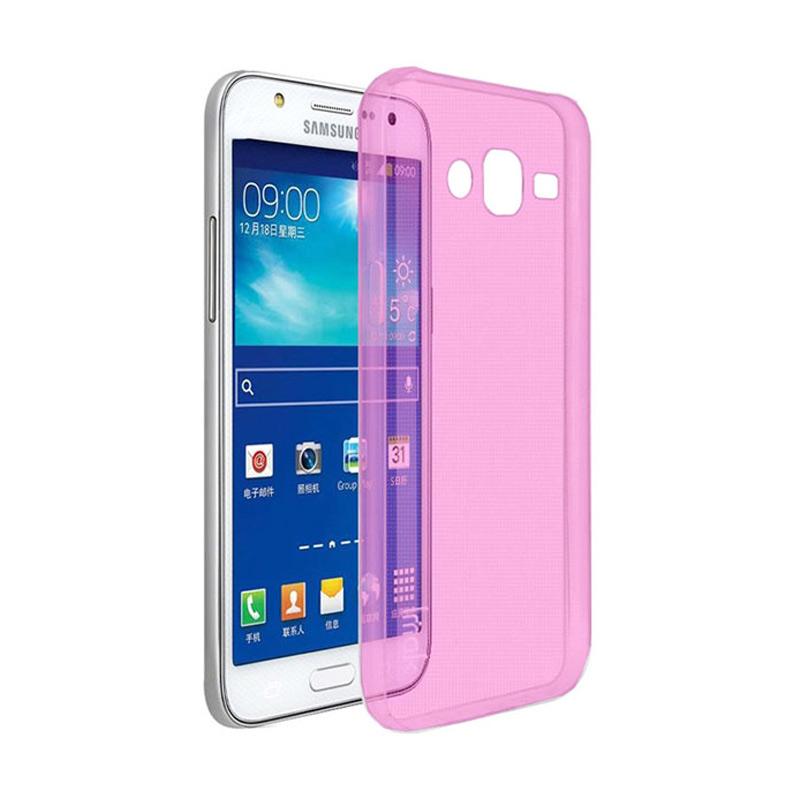 Jual Oem Ultrathin Jelly Softcase Casing For Samsung Galaxy V Or V Plus Pink Online Agustus 2020 Blibli Com