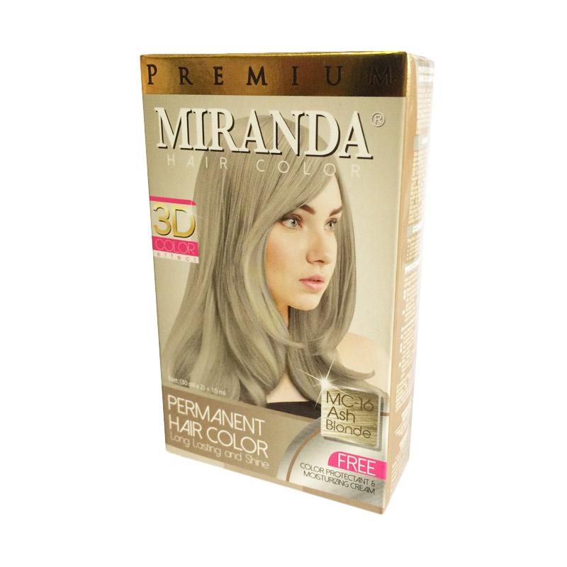 Jual Miranda Premium Hair Color Mc 16 Ash Blonde Online Maret 2021 Blibli Diosys cat rambut ash silver cat rambut diosys warna silver sarung tangan. miranda premium hair color mc 16 ash blonde