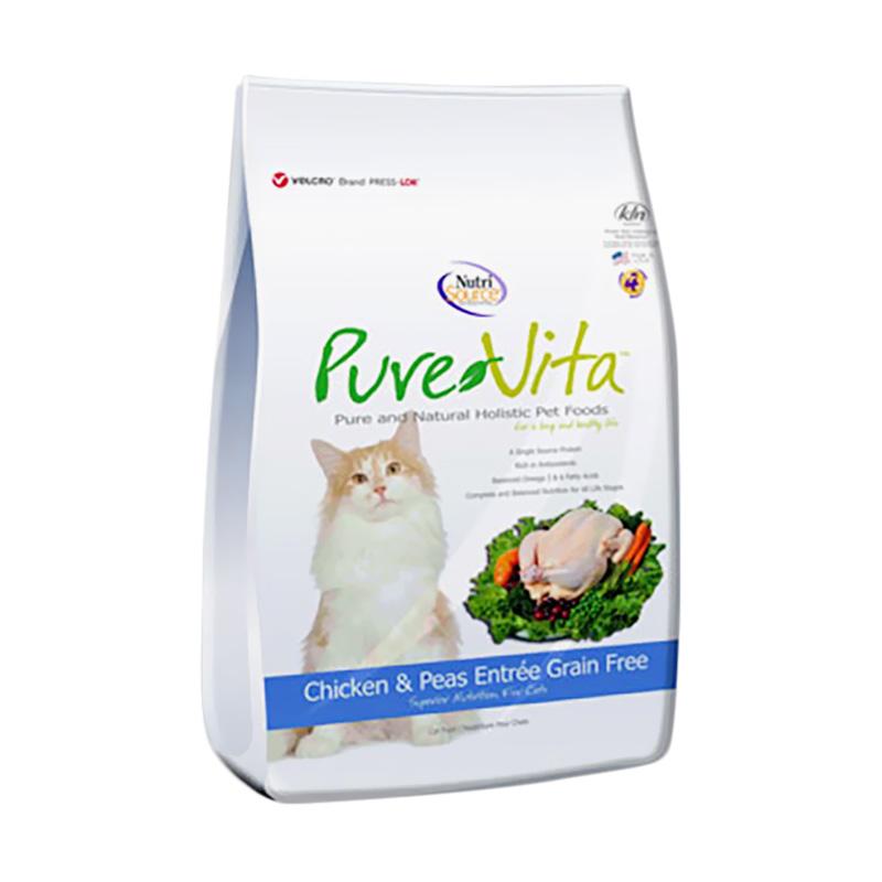Jual Purevita Grain Free Chicken Peas Entre Makanan Kucing 3 Kg