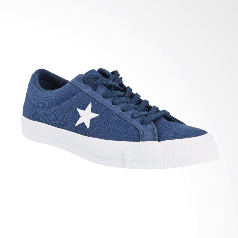 navy one star converse