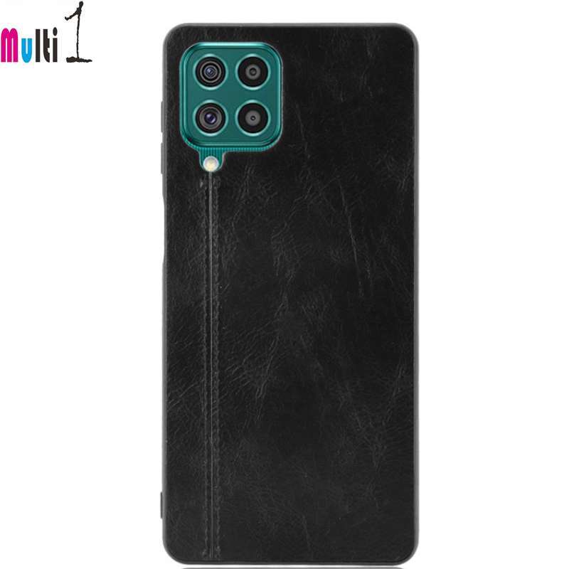 Case Samsung Galaxy M62 Samsung F62 Car Line PU Leather Material Slim  Back Cover