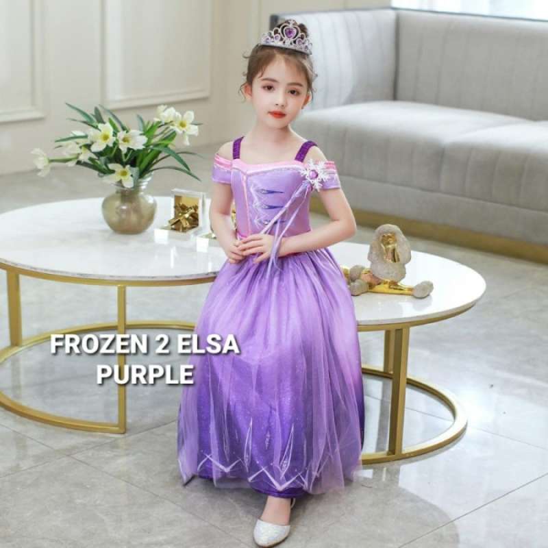 ELSA PURPLE dress kostum 