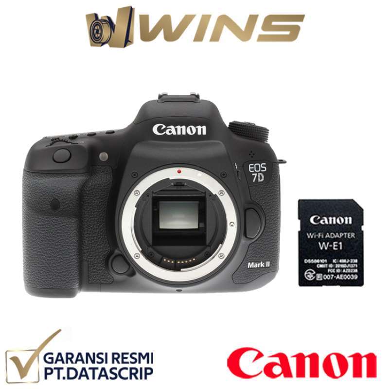 Promo Canon EOS 7D Mark II Kamera DSLR [Body Only] + Wi-Fi Adapter