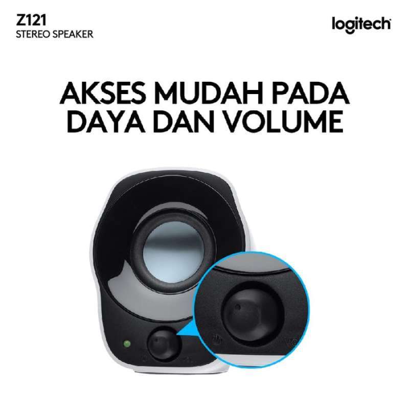 Promo Logitech Z121 2.0 Stereo Speaker USB Compact Diskon 15 di