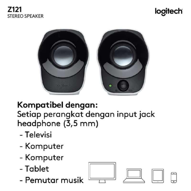 Logitech z121 shop usb speaker