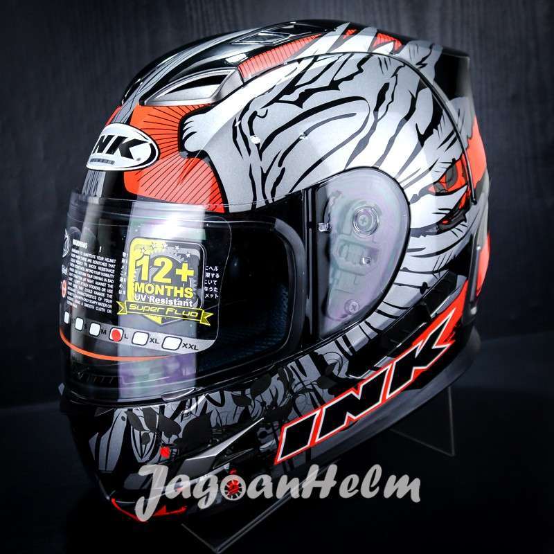 Helm ink double store visor full face