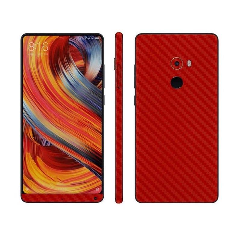 Jual 3m Skin Protector For Xiaomi Mi Mix 2 Red Carbon Fiber Online November 2020 Blibli Com
