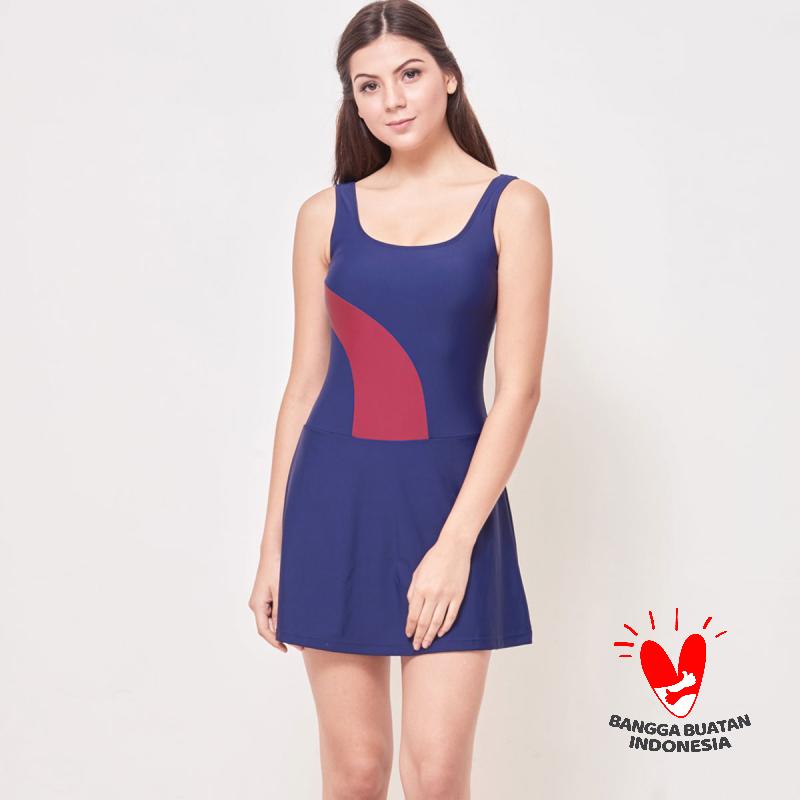 Jual Lee Vierra Ocean Baju Renang Wanita Model Dress Murah Juli