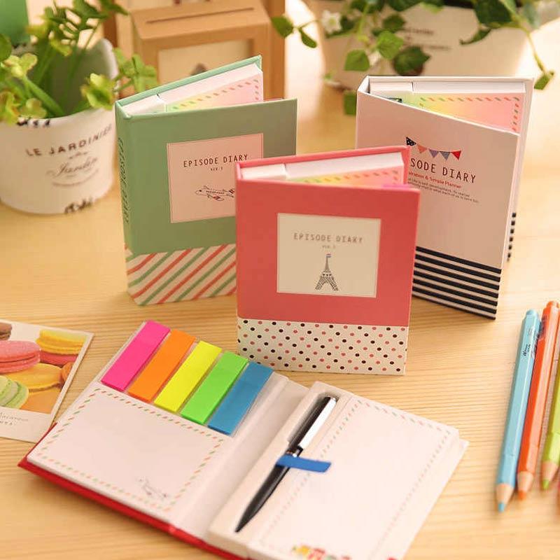 Jual Bluelans Sticky Notes Notebook Memo Pad Bookmark Paper Sticker Notepad Office Stationery Pen Murah September 2020 Blibli Com
