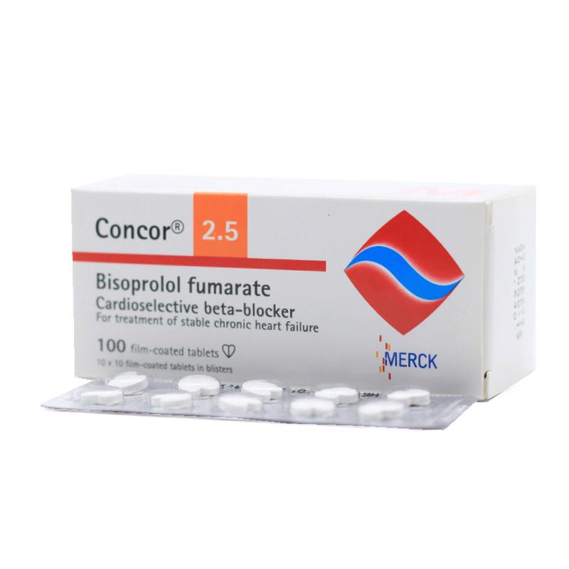 concor 2 5 mg per tablet