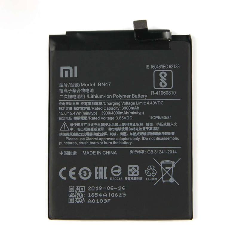 Jual Xiaomi Bn47 Baterai For Xiaomi Redmi 6 Pro 4000 Mah Online Agustus 2020 Blibli Com