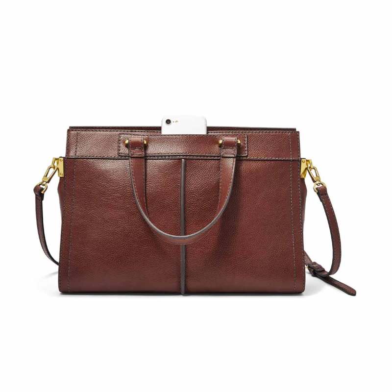Lauren best sale satchel fossil