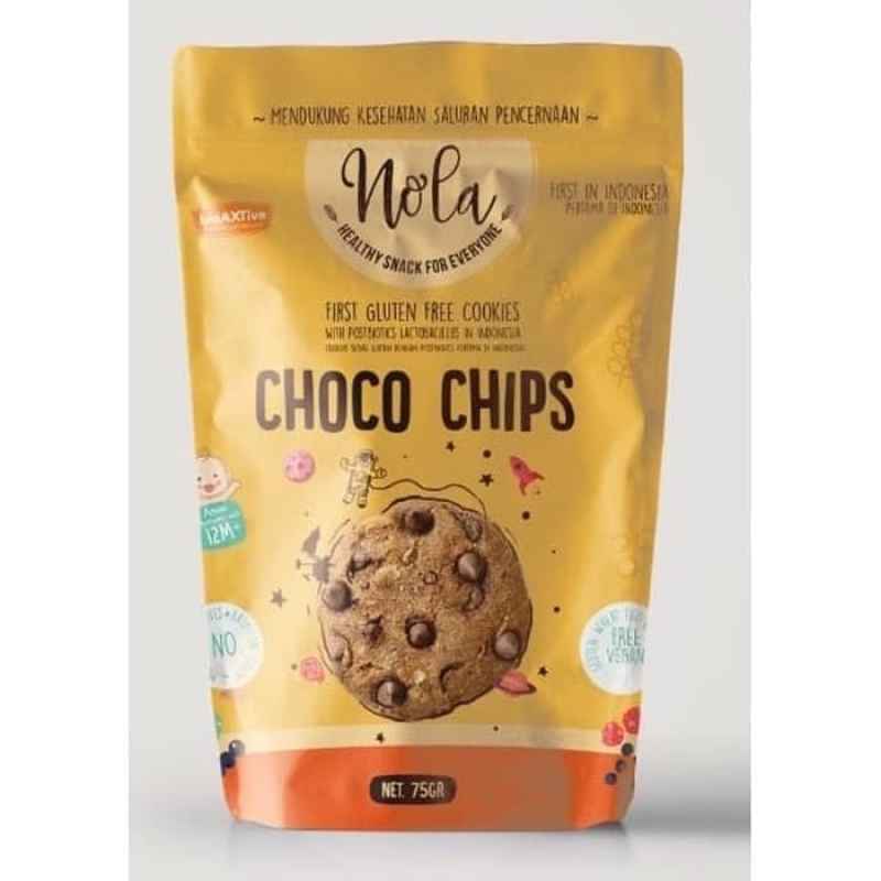 Jual Nola Gluten Free Choco Chips Cookies Online Desember 2020 Blibli