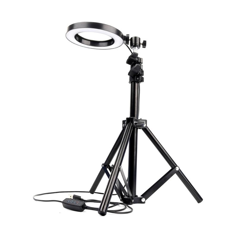 Jual Paket Ring Light 16cm Tripod 1 6m Lampu Rias Selfie Beauty Multicolor Make Up Vlog Vlogging Online Oktober 2020 Blibli Com