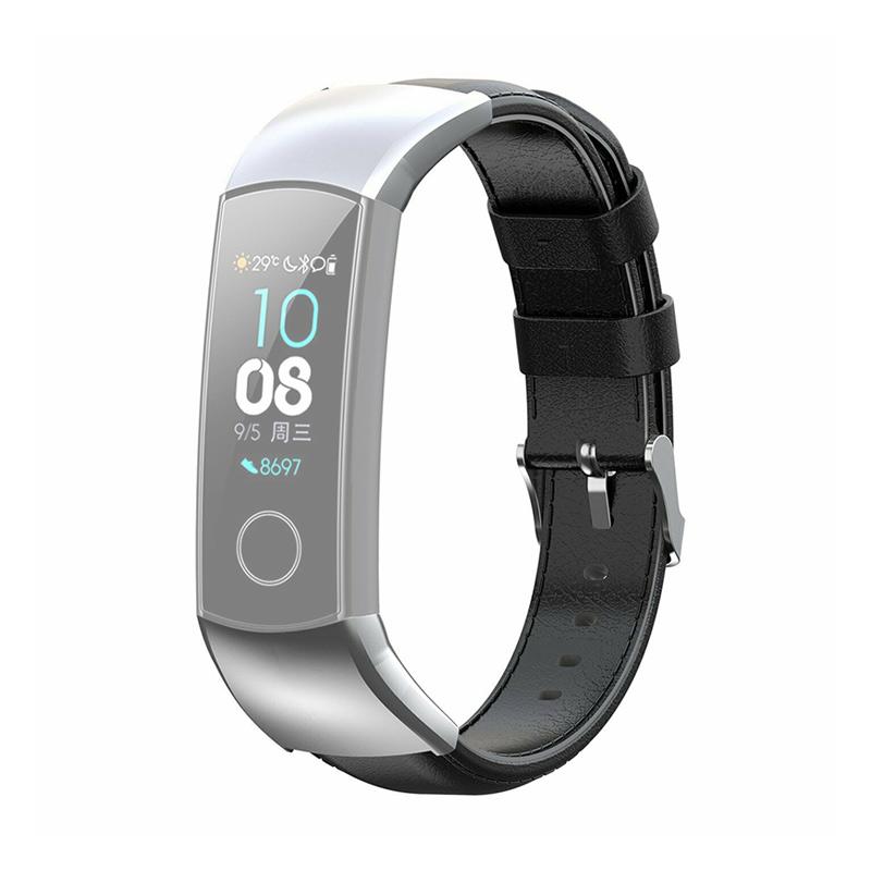 Jual Sikai Premium Leather Strap For Huawei Honor Band 5 4 Online November 2020 Blibli Com