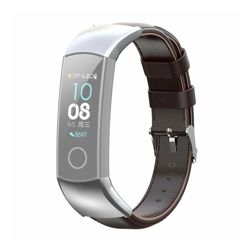 sikai premium leather strap for huawei honor band 5 4