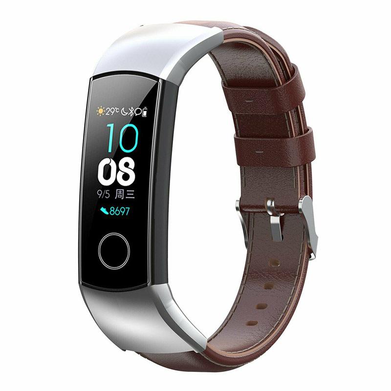 sikai premium leather strap for huawei honor band 5 4