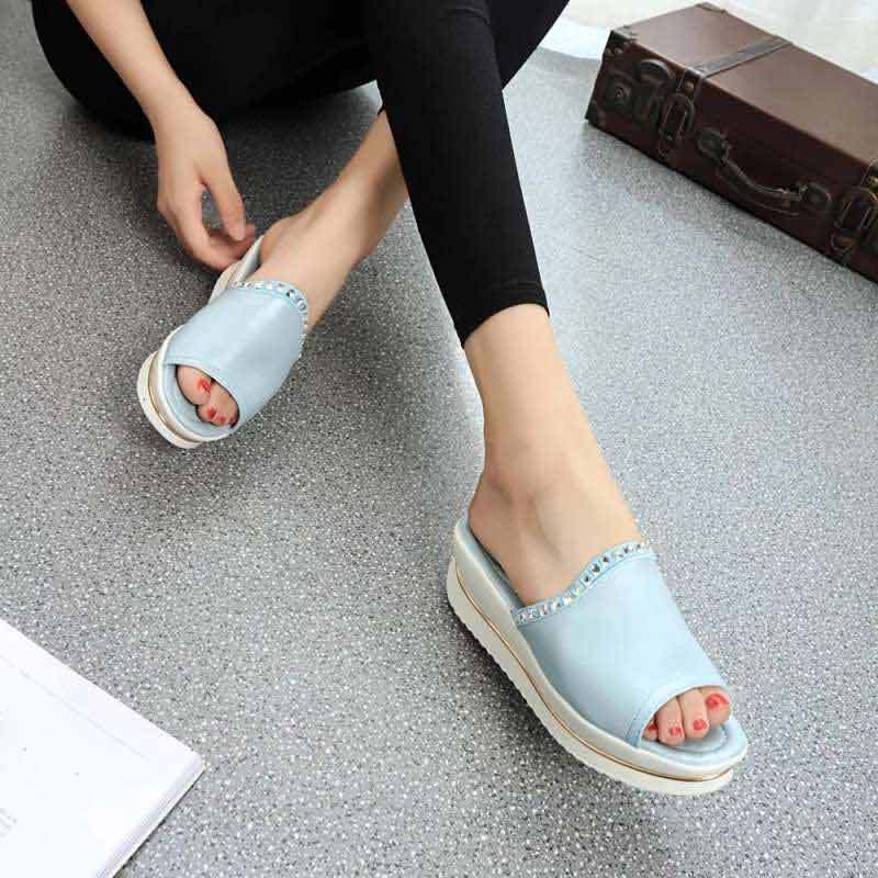 ladies platform sandals