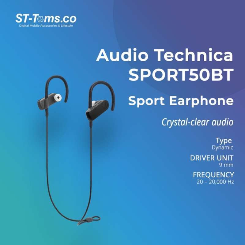 Jual Audio Technica ATH SPORT50BT SonicSport In ear Wireless