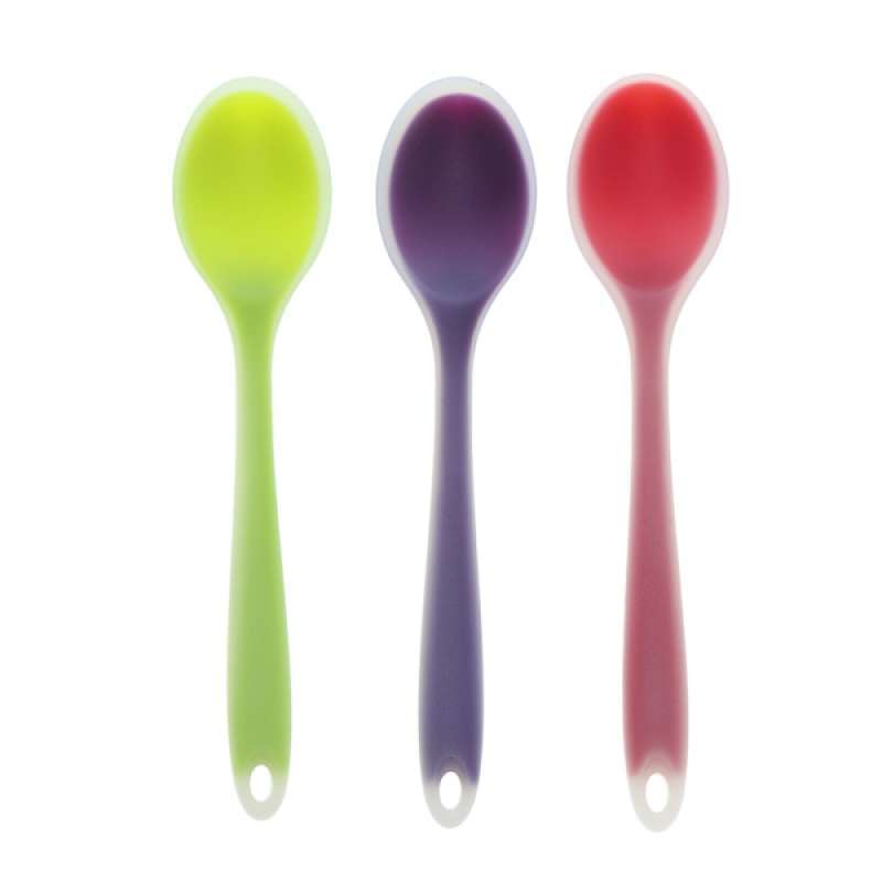 Jual 3pcs 8 Long Silicone Soup Spoon New High Quality Tool For Dinner Table Online September 2020 Blibli Com