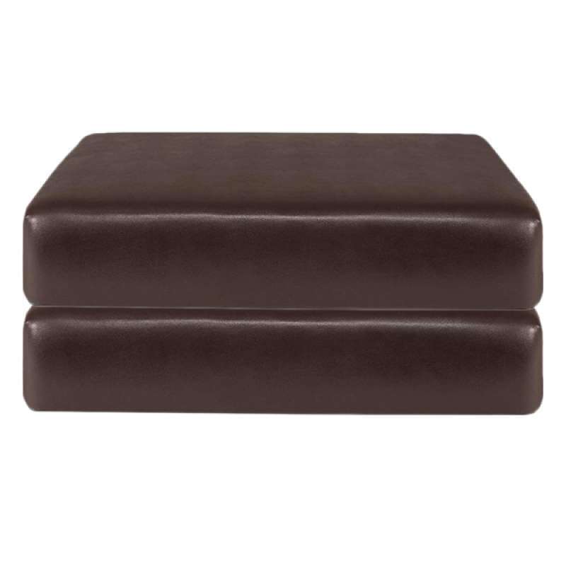 Jual 2pcs Waterproof Pu Leather Sofa Seat Cushion Cover Protector Coffee1 Seater Online November 2020 Blibli Com