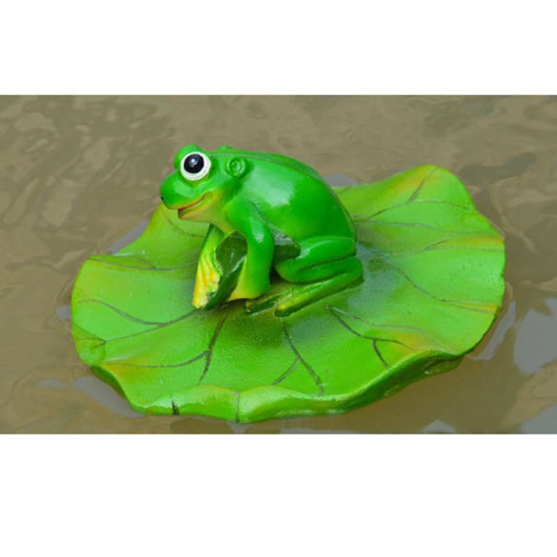 Jual Artificial Pond Lily Floating Decoration Plant And Frog Ornament Bathtub Toy Online November 2020 Blibli Com