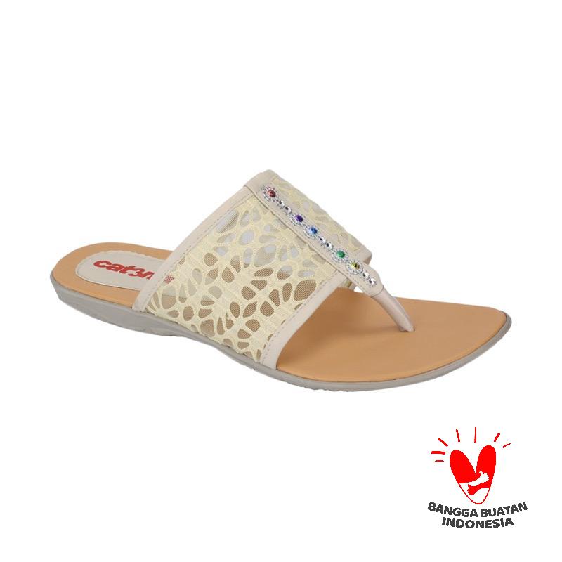 Catenzo Teplek Zika RM 016 Sandal Wanita - Cream