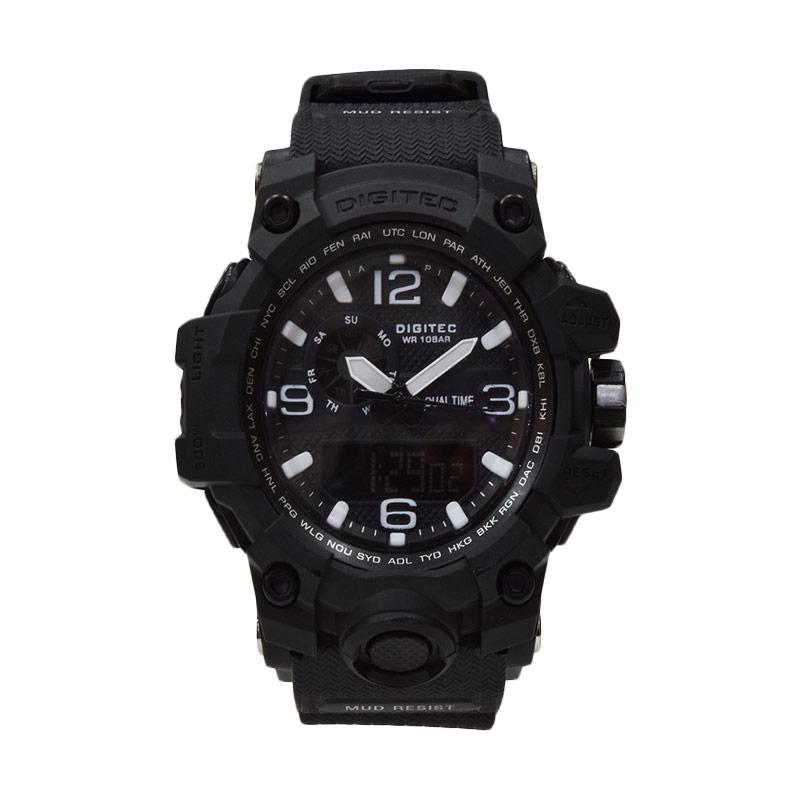 Digitec Dual Time DG2093T-B Jam Tangan Pria - Hitam