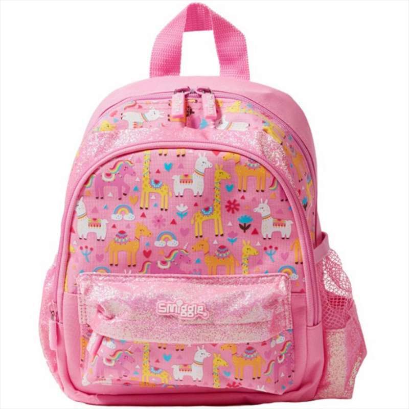 smiggle pink backpack