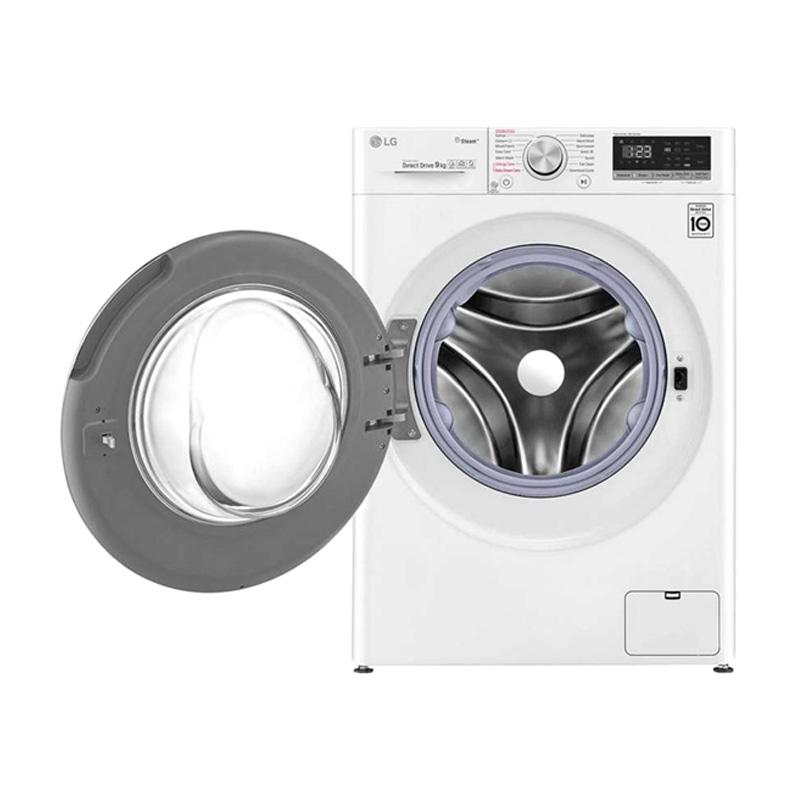 Lg Fv1409s4w Ai Dd Steam Front Loading Mesin Cuci White 9kg Terbaru Agustus 2021 Harga Murah Kualitas Terjamin Blibli