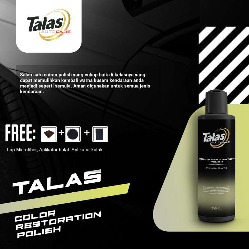 Jual Talas Color Restoration Polish Reparasi Warna Cat Kendaraan 250ml Online Desember 2020 Blibli