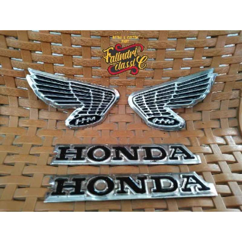 Jual OEM Emblem Tangki Honda S90Z CB125 CB100 - Chrome di Seller 