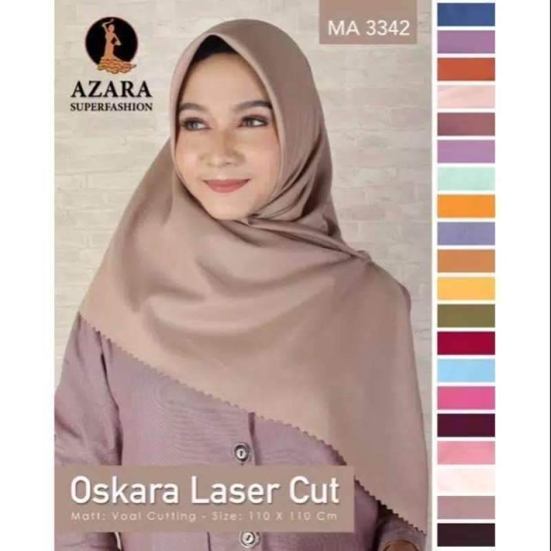 Jual Jilbab Polos Lasercut Voal Square Miracle Plain Azara Prima Una Oskara Prima Voal Japan Voal Online Mei 2021 Blibli