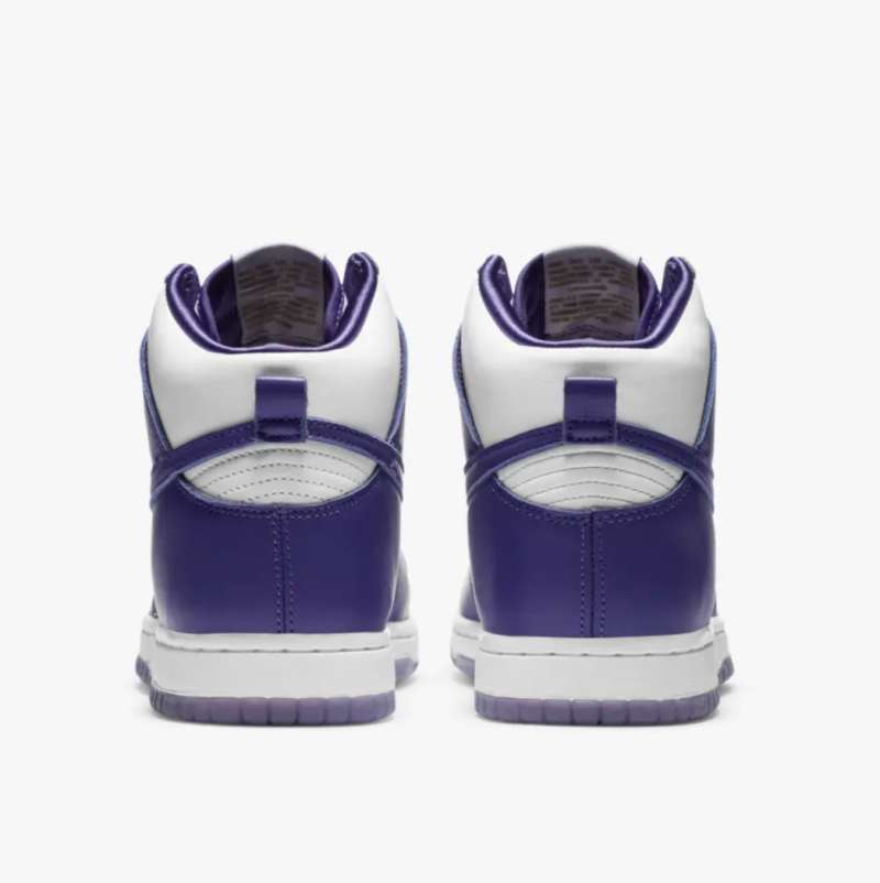 high dunk varsity purple