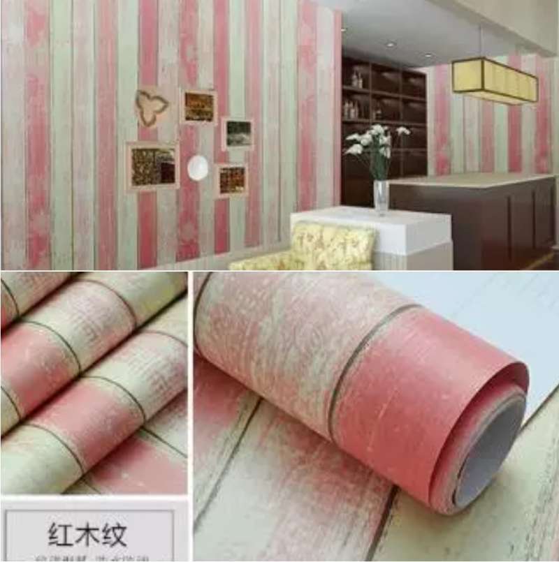 Jual Wallpaper Dinding Kamar Motif Kayu Salur Pink Vintage 10 M X 45 Cm Terbaru Desember 2021 Harga Murah Kualitas Terjamin Blibli
