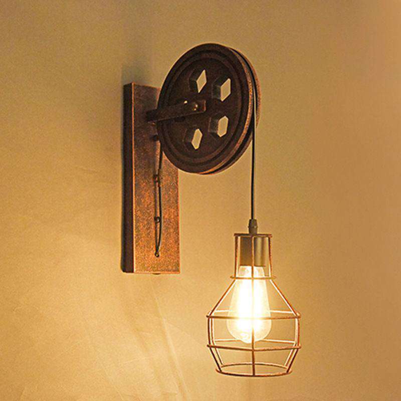 Jual Industrial Wall Sconce Wall Lamp Light Wall Light Fixtures For Indoor Lighting Bathroom Kitchen Living Room Online April 2021 Blibli