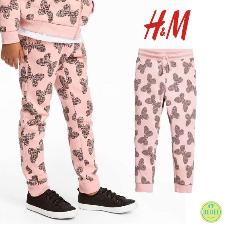 Jual H M jogger pants anak perempuan Celana jogger anak Pink 3