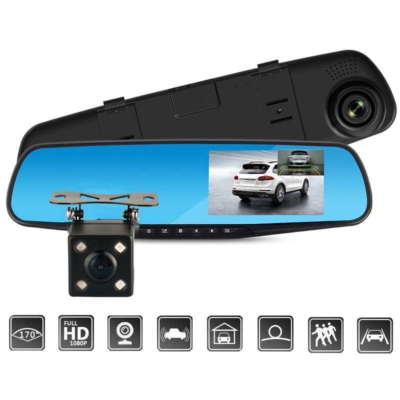 Promo Kaca Spion DVR Dual Kamera 1080P 