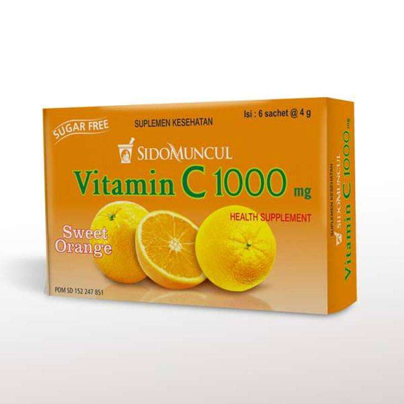 Jual Sidomuncul Vitamin C 1000 Serbuk Orange 10 Box 6 Sachet Terbaru Oktober 21 Harga Murah Kualitas Terjamin Blibli