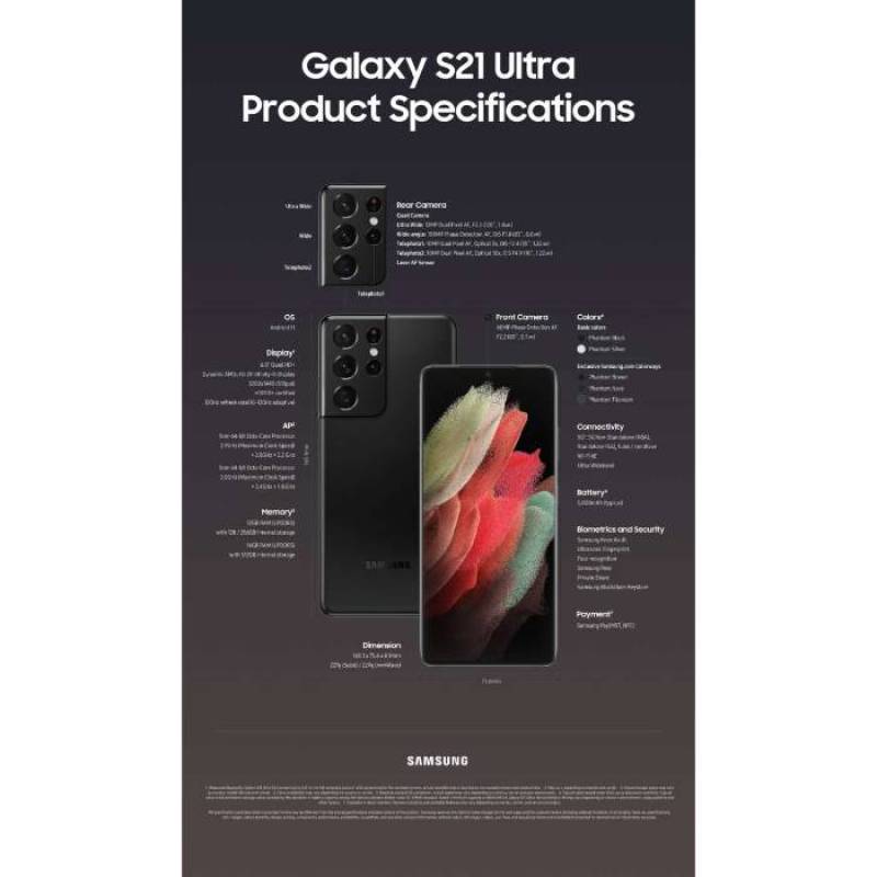 Jual Samsung Galaxy S21 Ultra 16 512 GB Garansi Resmi Sein