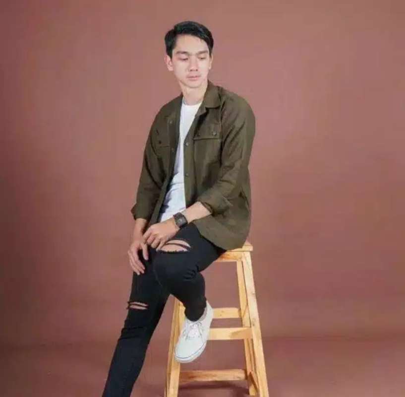 kemeja formal semi parka or trucker jaket semi parka jaket semi parka pabrik jeans bandung