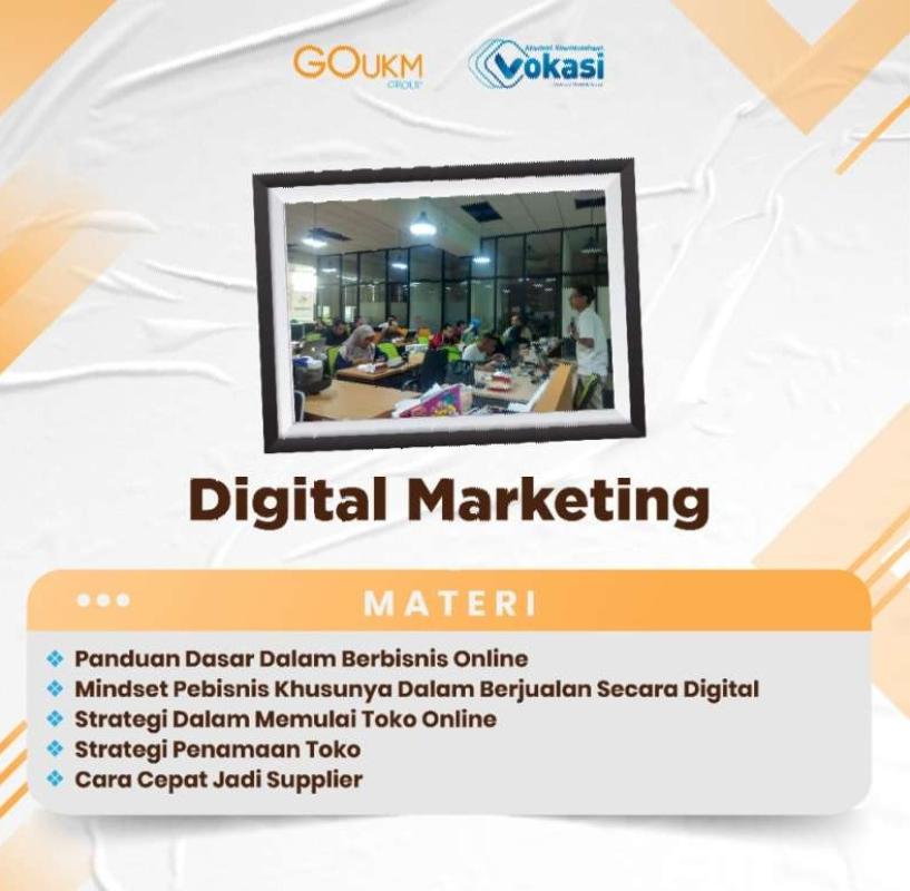 Promo Kursus Online Digital Marketing di Seller Akademi Kewirausahaan  Vokasi - Kota Jakarta Selatan, DKI Jakarta | Blibli
