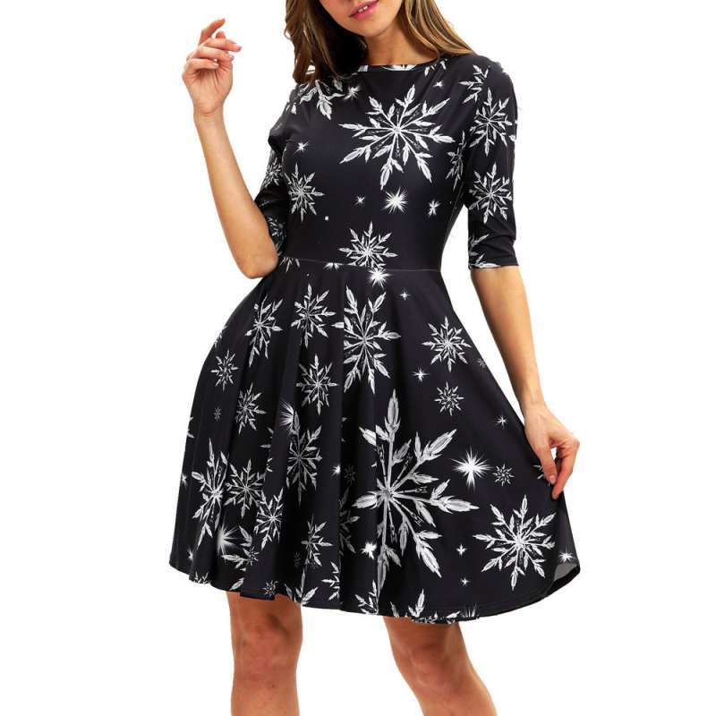 Jual Fashion Deal Women O Neck Print 