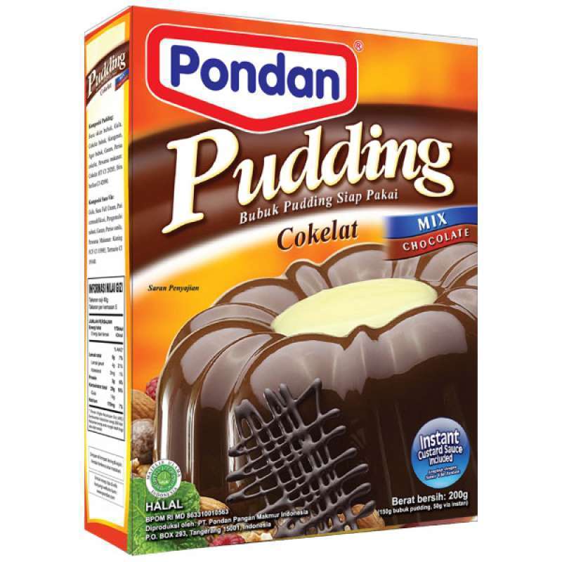 Jual Pondan Puding Cho Plus Saus Vla 200 Gr Murah Mei 2021 Blibli