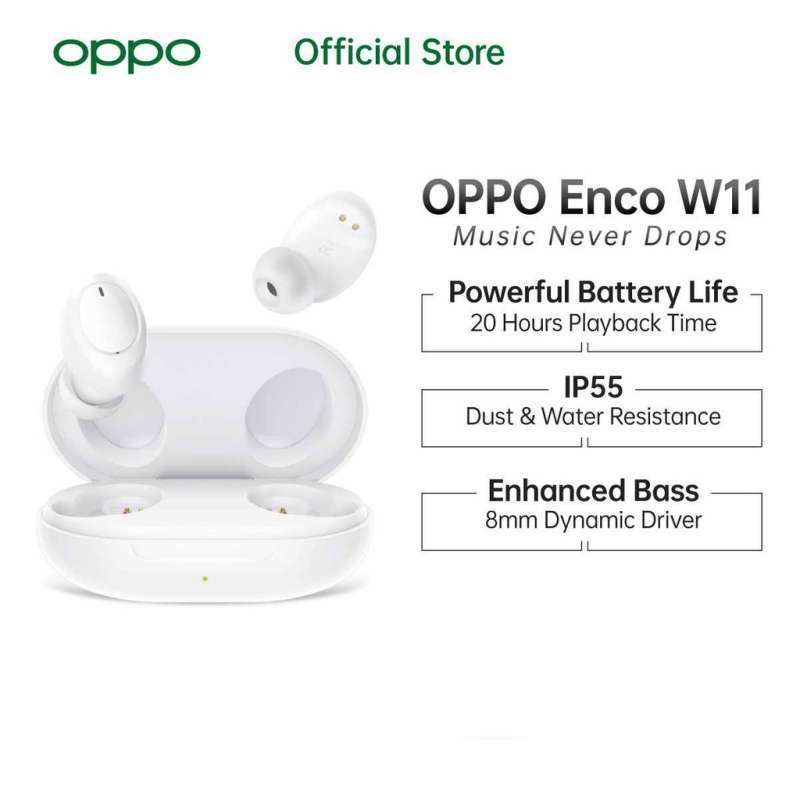 OPPO Enco W11 Bluetooth Earphone White 