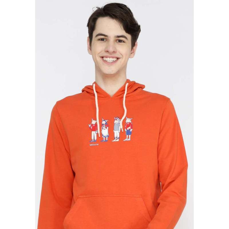 Jual Sweater Pria Warna Orange Model Terbaru Harga Promo