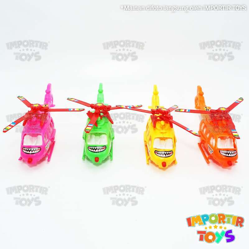 Jual Mainan Helicopter Anak Helikopter Pesawat Tarik Otomatis Murah Kuat Sni Online Mei 2021 Blibli